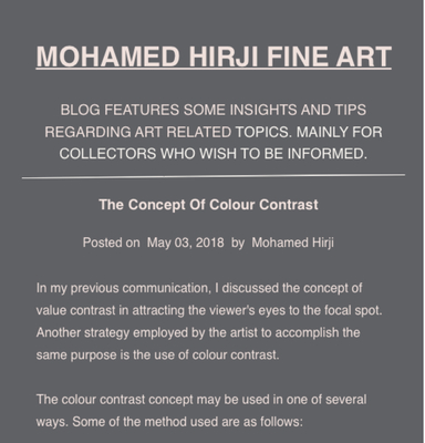 The Concept Of Colour Contrast